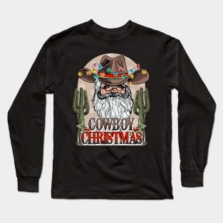 Cowboy Christmas Long Sleeve T-Shirt